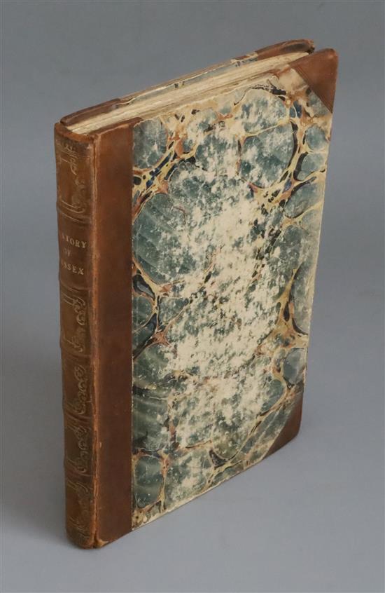 [Cromwell, Thomas] - Excursions in the County of Sussex, 1st edition, 8vo, half calf, with 46 engravings and 2